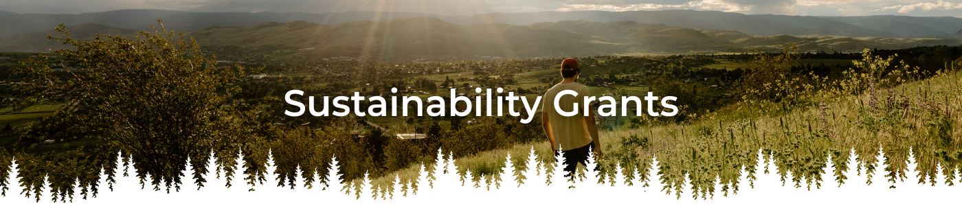 Scenic image of Vernon with Sustainability Grants overlayed