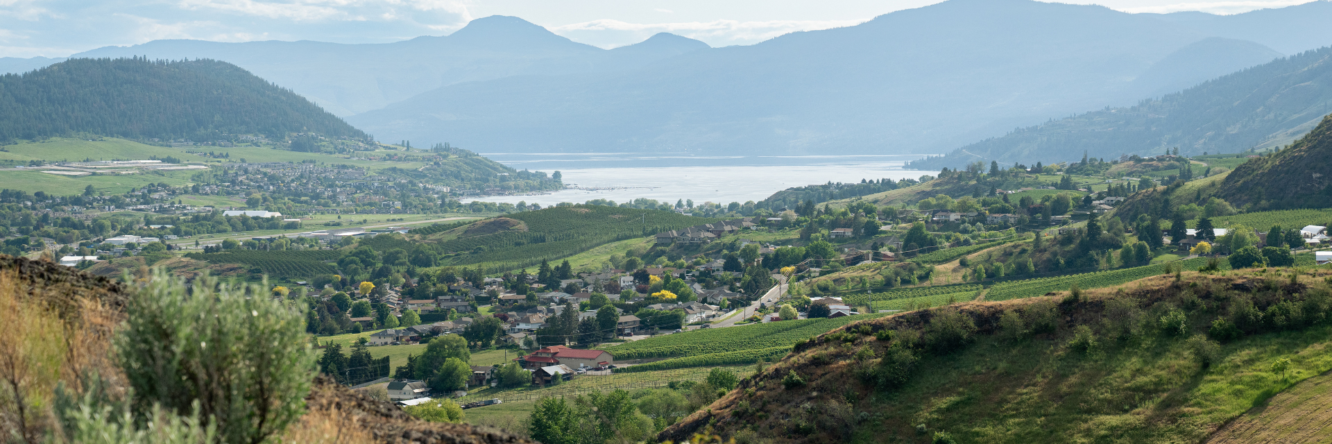 Scenic view of the landing in Vernon